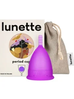 Lunette Kuukuppi – mukava ja ekologinen kuukautissuoja, violetti