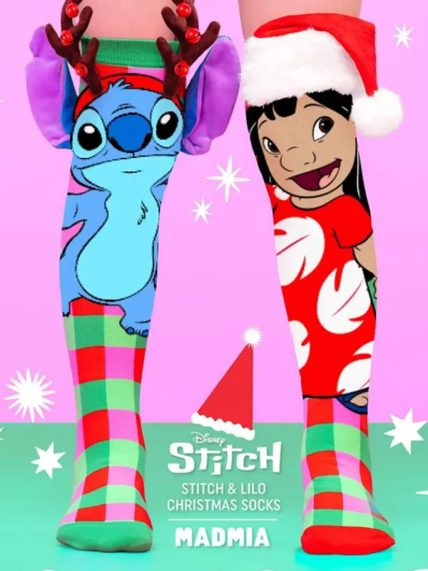MADMIA Hassunhauskat Lilo & Stitch Christmas Joulusukat