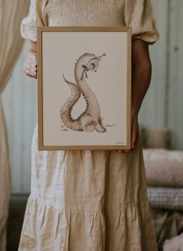 MRS MIGHETTO - Dear Dino juliste 30x40