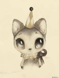 MRS MIGHETTO - Dear Meow juliste 50x70
