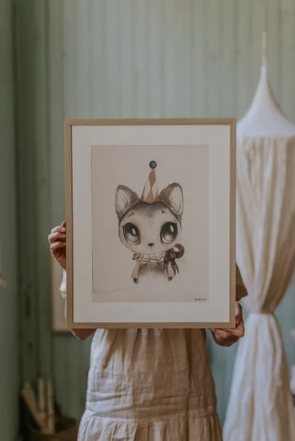 MRS MIGHETTO - Dear Meow juliste 30x40