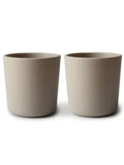 MUSHIE - lasten muki - Vanilla 2-pack