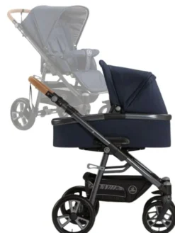 Naturkind Lux Evo yhdistelmävaunut Solight Ecco renkailla, Kornblume