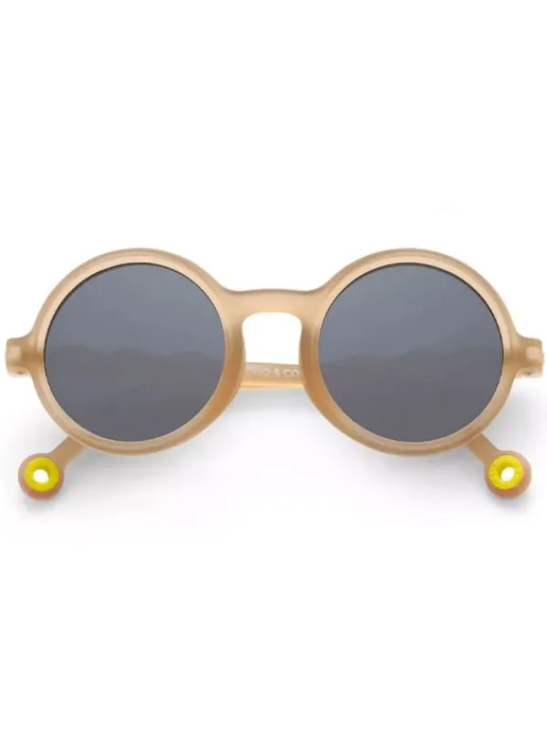 Olivio&Co Lasten Aurinkolasit Kids 3-5v, Round Sand Beige