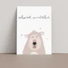 Onnittelukortti nalle - suloiset onnittelut