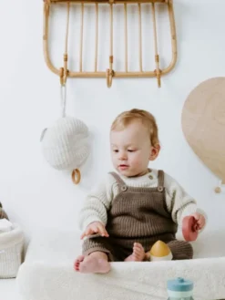 BABY´S ONLY Pehmeä soittorasia kuu, Hope dusty grey