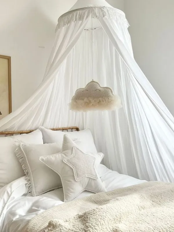 COTTON & SWEETS Pilvi mobile - White
