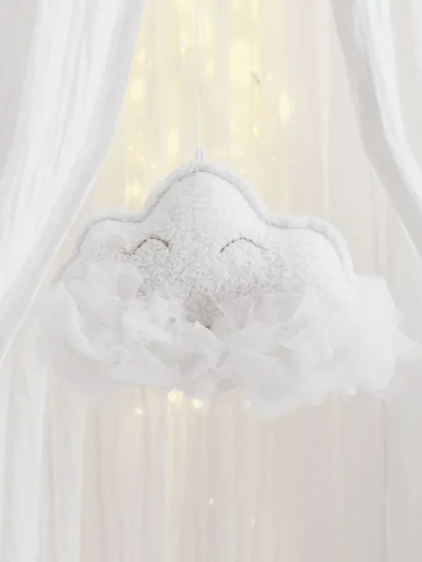 COTTON & SWEETS Pilvi mobile - White