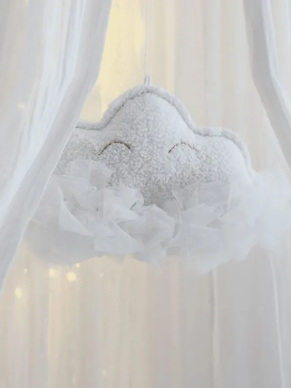COTTON & SWEETS Pilvi mobile - White
