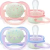 PHILIPS AVENT Pimeässä hohtava Night Ultra Air yötutti 0-6kk (tyttö) 2kpl |