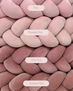 Pinnasängyn suoja 360cm, antique pink