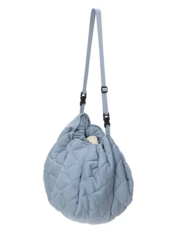 Play&Go leikkimatto/lelupussi Organic Soft, Dusty Blue