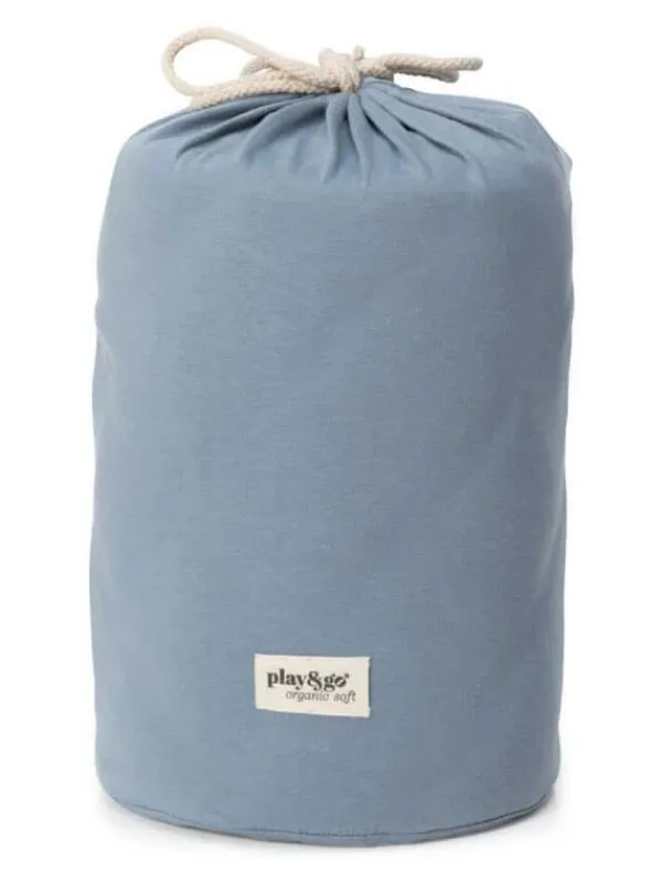 Play&Go leikkimatto/lelupussi Organic Soft, Dusty Blue