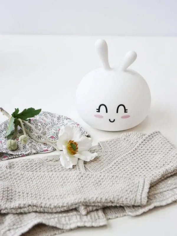 Rabbit & Friends Sweet Bunny Lamp –Silikoninen yövalo 7 värillä