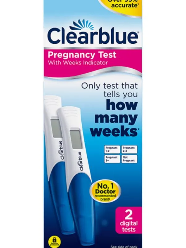 Raskaustesti Clearblue Digital viikkonäytöllä 2kpl