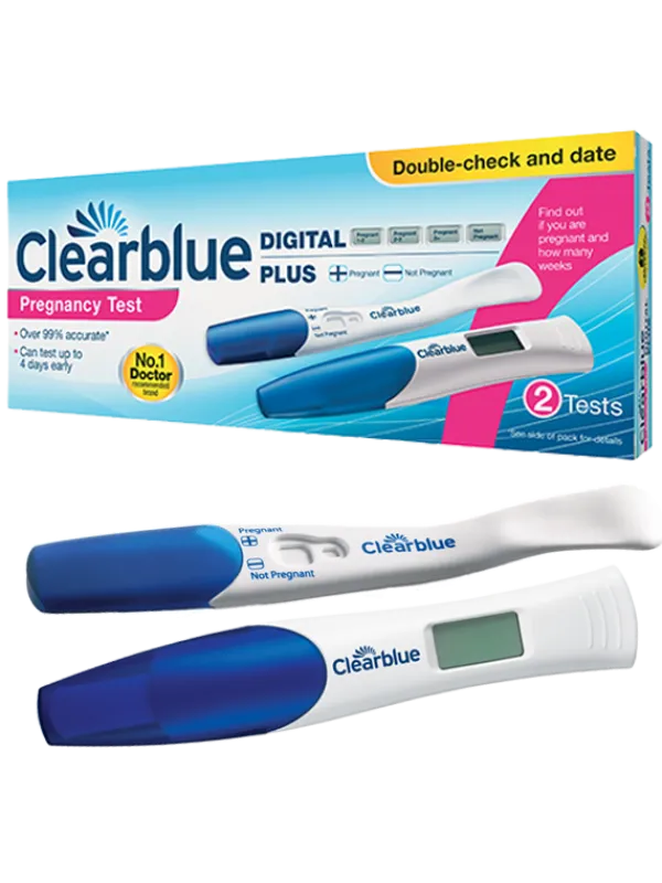 Raskaustestit Clearblue Double-Check and Date