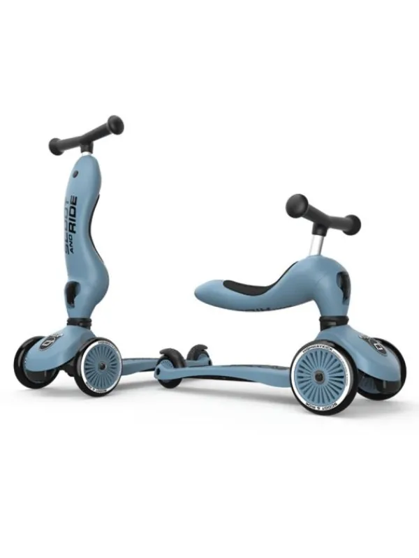 Scoot & Ride Highwaykick 1 Potkulauta/potkumopo, Steel