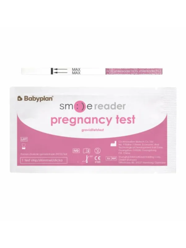 Smile Reader Raskaaksi -pakkaus - 10 Ovulaatiotestiä + 5 Raskaustestiä + Sovellus