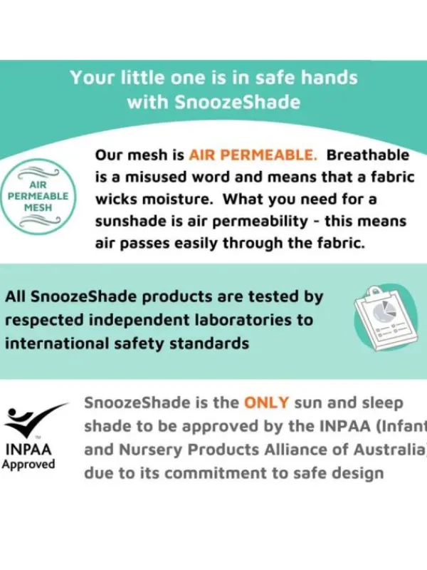 SnoozeShade Original Deluxe – vaunujen pimennyssuoja