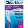 Testipuikot hedelmällisyysmonitoriin Clearblue 20 + 4 kpl