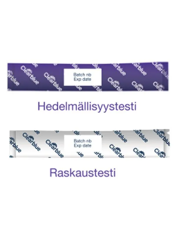 Testipuikot hedelmällisyysmonitoriin Clearblue 20 + 4 kpl