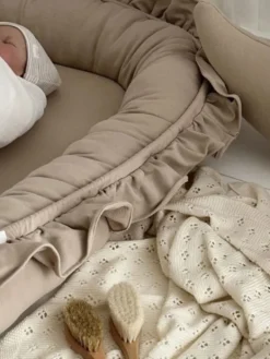 COTTON & SWEETS Vastasyntyneen Maxi set, cappuccino