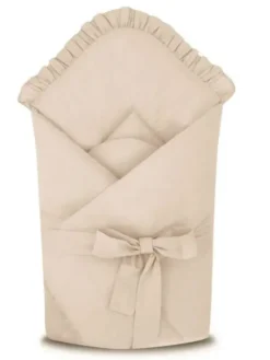 Vauvan kapalo & leikkimatto, Beige röyhelöt