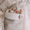 Vauvan talvi lämpöpussi jossa lampaantalja, beige