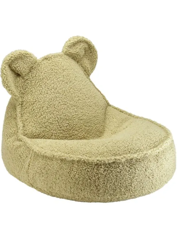 WIGIWAMA - Lasten säkkituoli Teddy Matcha Bear
