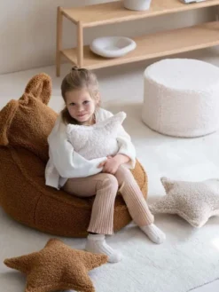 WIGIWAMA - Tähtityyny Teddy Cream White